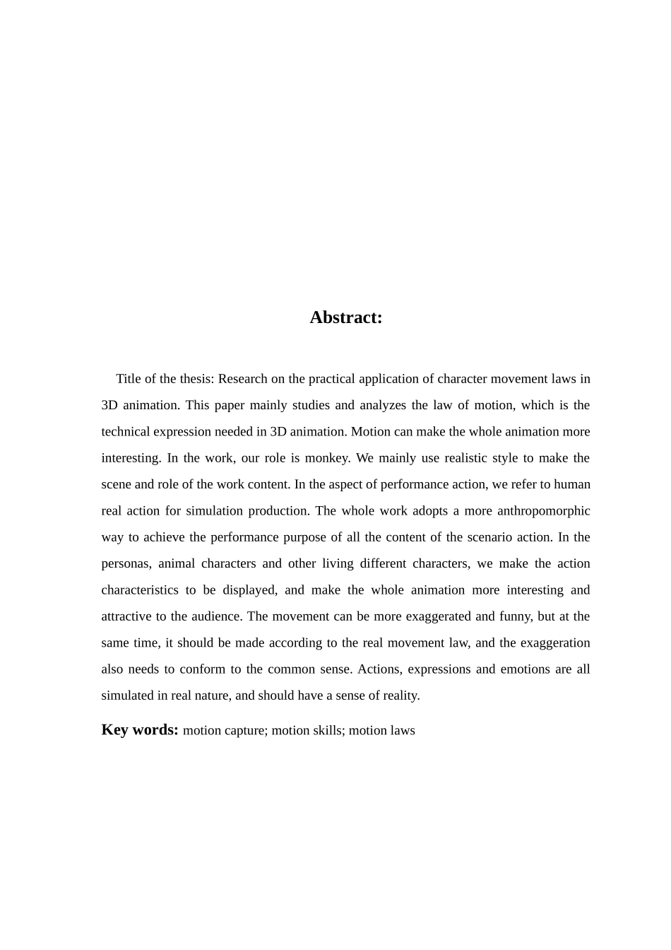 人物运动规律在三维动画中的实际应用研究_第3页