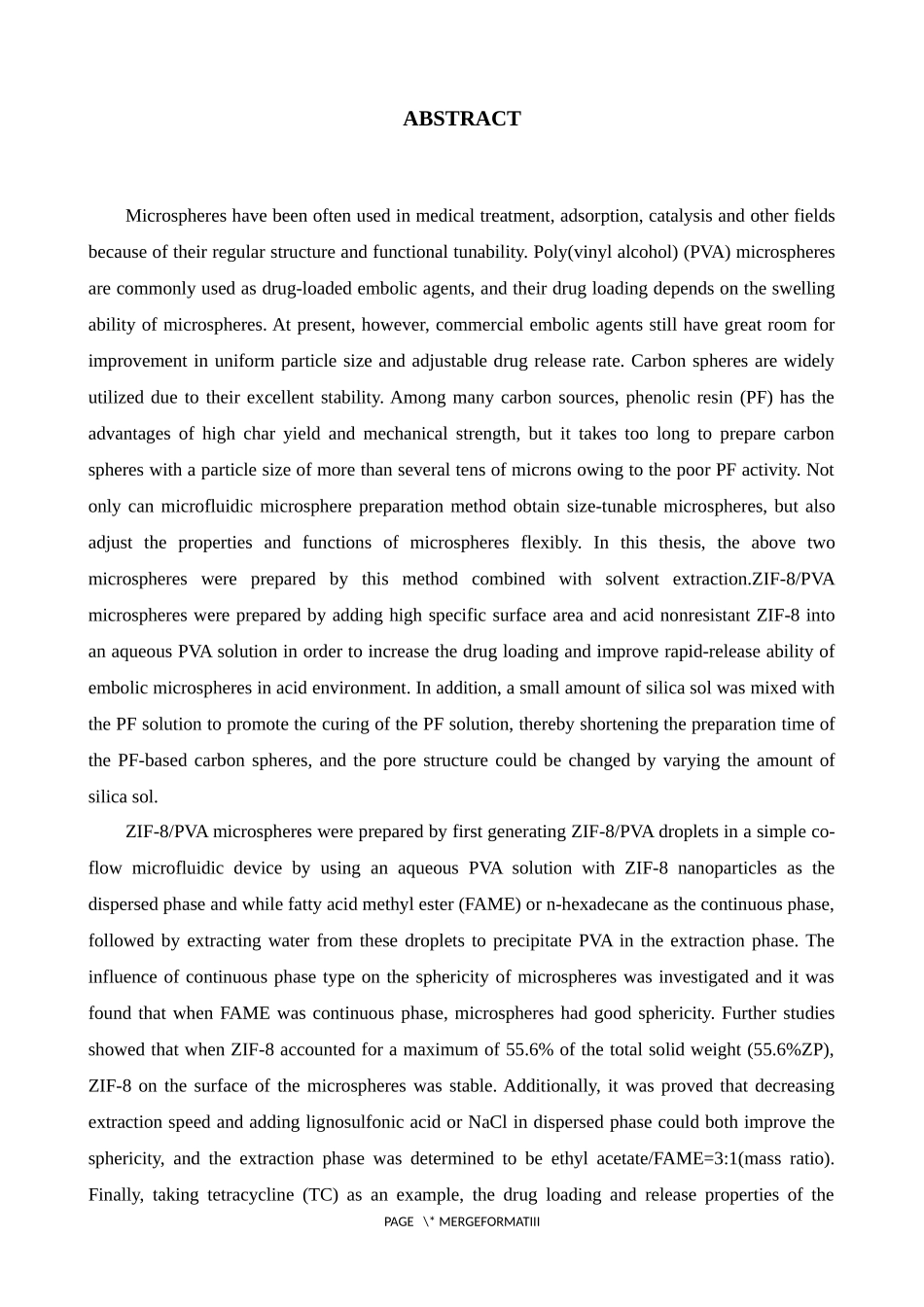 溶剂萃取制备百微米级ZIF-8PVA复合微球及酚醛树脂基炭球的研究论文设计_第3页