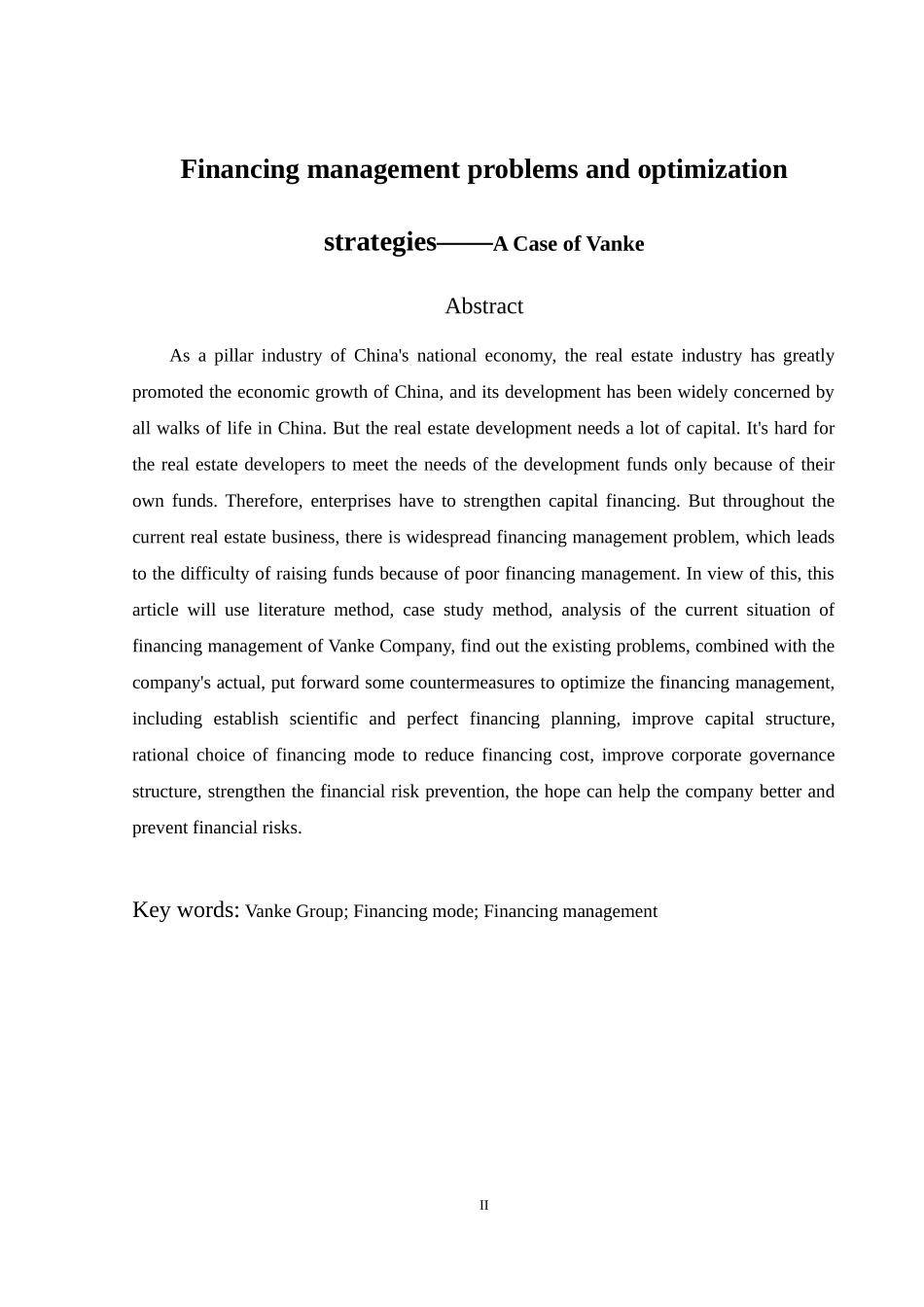 融资管理的问题及优化策略-----以万科为例_第2页