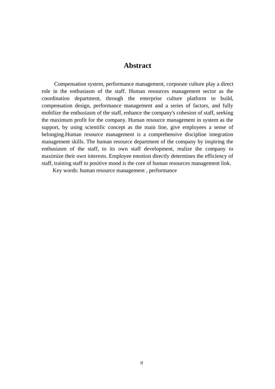 人力资源绩效管理专业分析研究_第2页