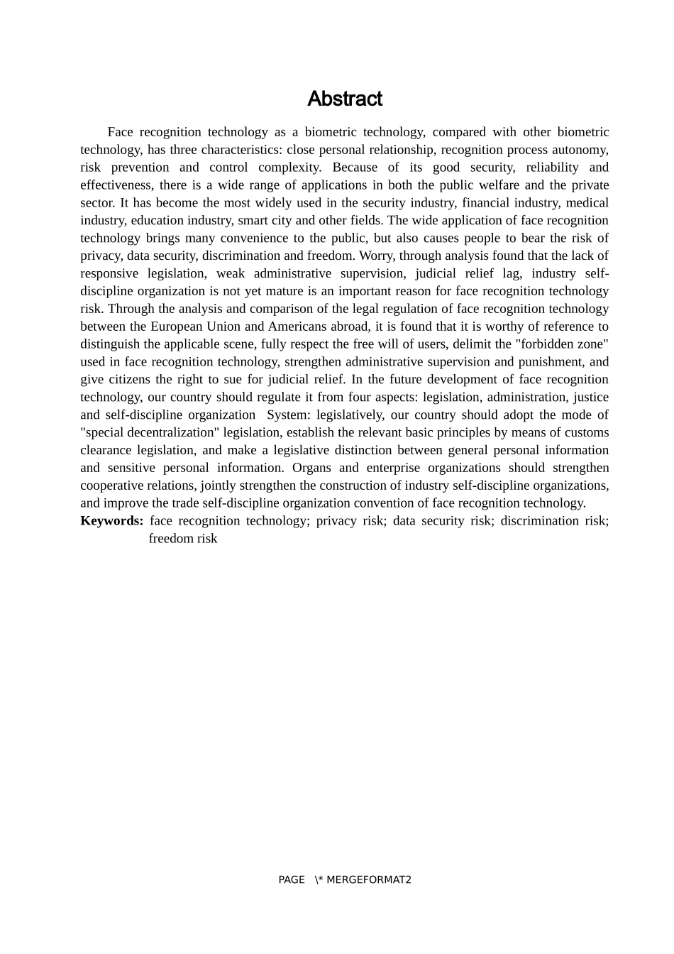 人脸识别技术的相关论文_第2页