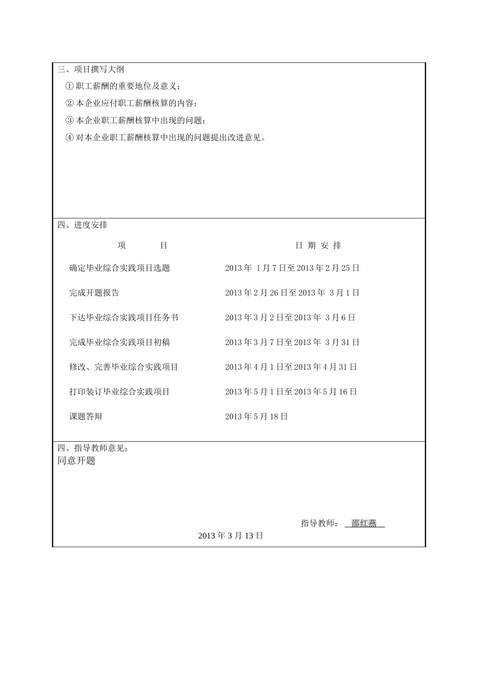 浅谈应付职工薪酬的会计核算—以兰溪市聚科纺织有限公司为例开题报告_第2页
