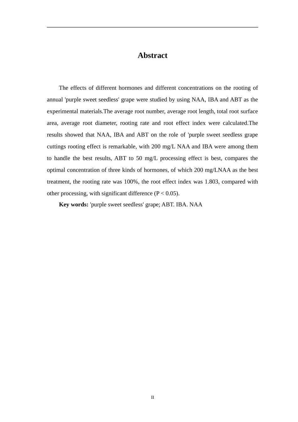 三种激素对‘紫甜无核’葡萄扦插生根的影响论文设计_第3页