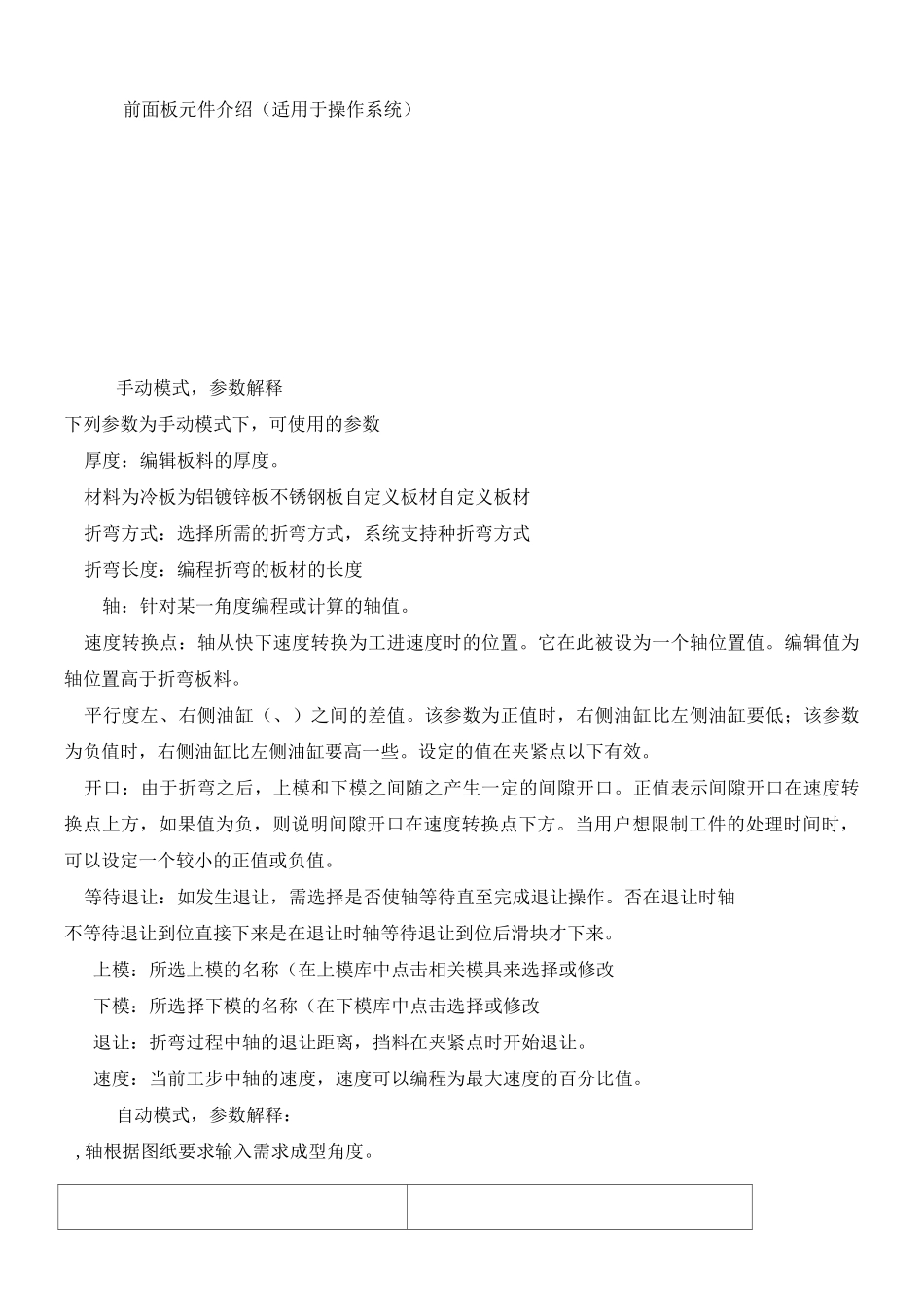 数控折弯机操作及保养规程_第3页