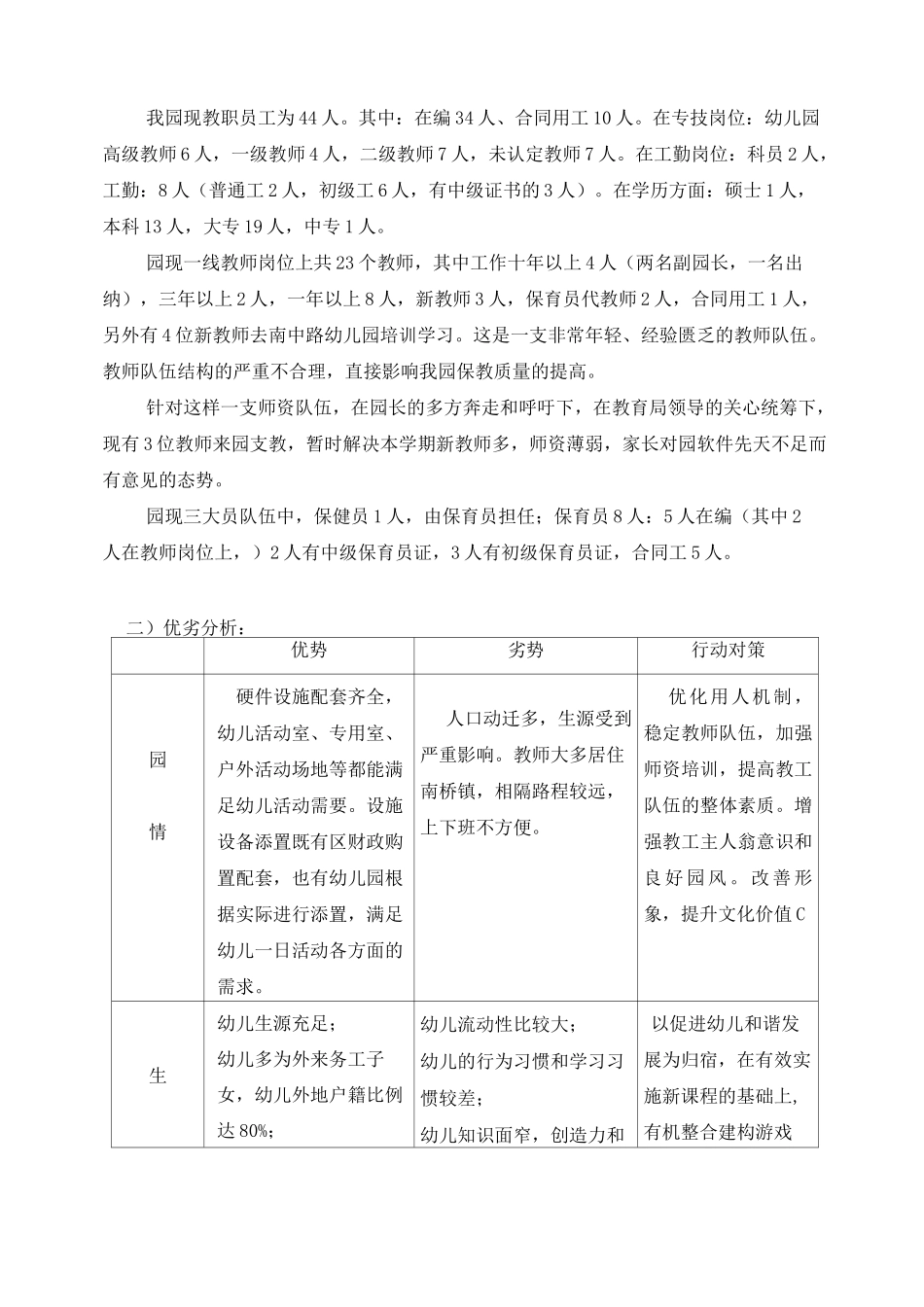 新南幼儿园课程实施方案可编辑_第2页