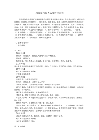 颅脑损伤病人标准护理计划(副本)