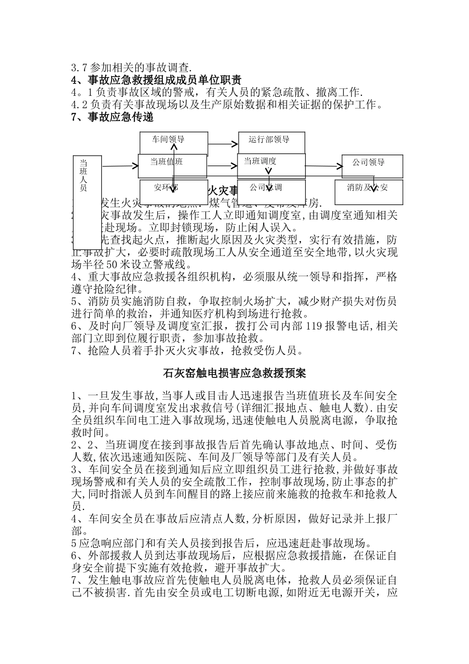 石灰窑装置安全生产事故综合应急预案_第2页
