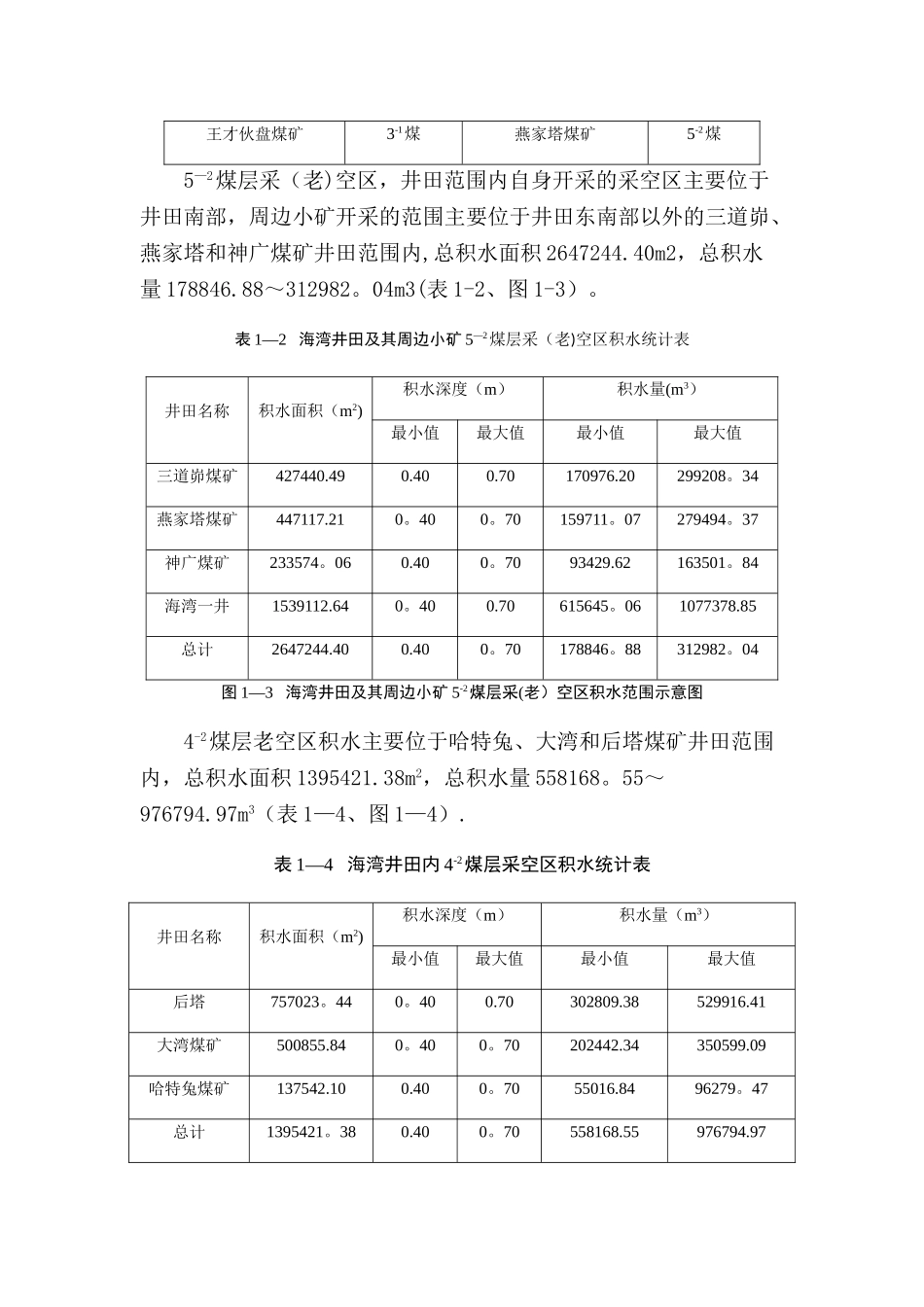矿井采空区防治水方案及安全技术措施_第2页