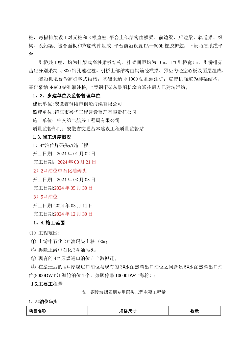 码头工程施工总结报告_第2页