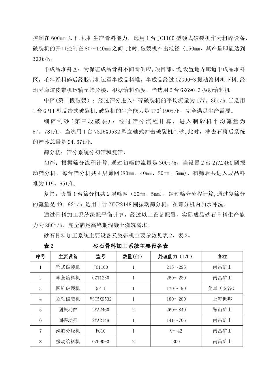 砂石骨料生产系统施工方案_第3页