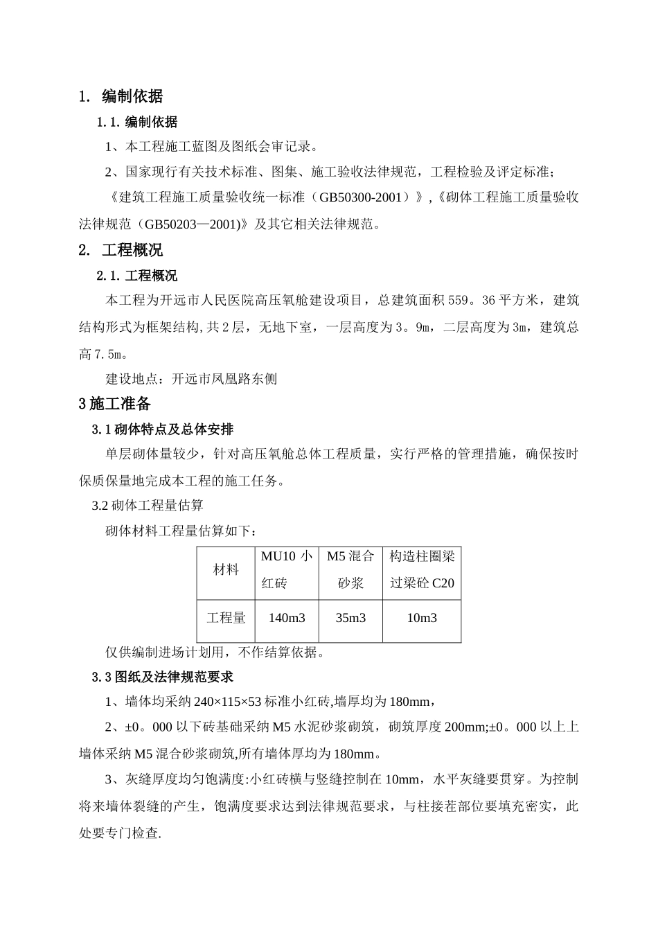 砌体工程施工方案范本_第3页