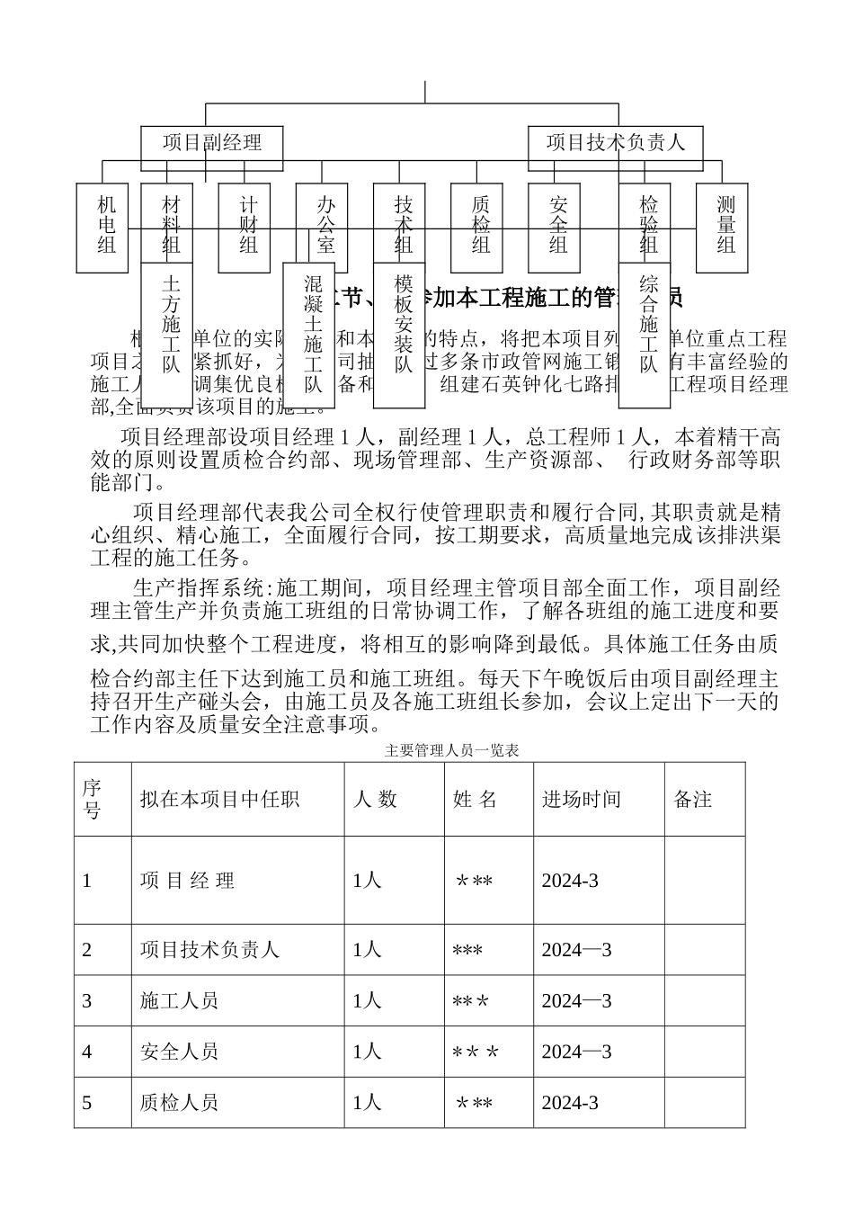 砖砌排洪渠工程施工组织设计_第3页