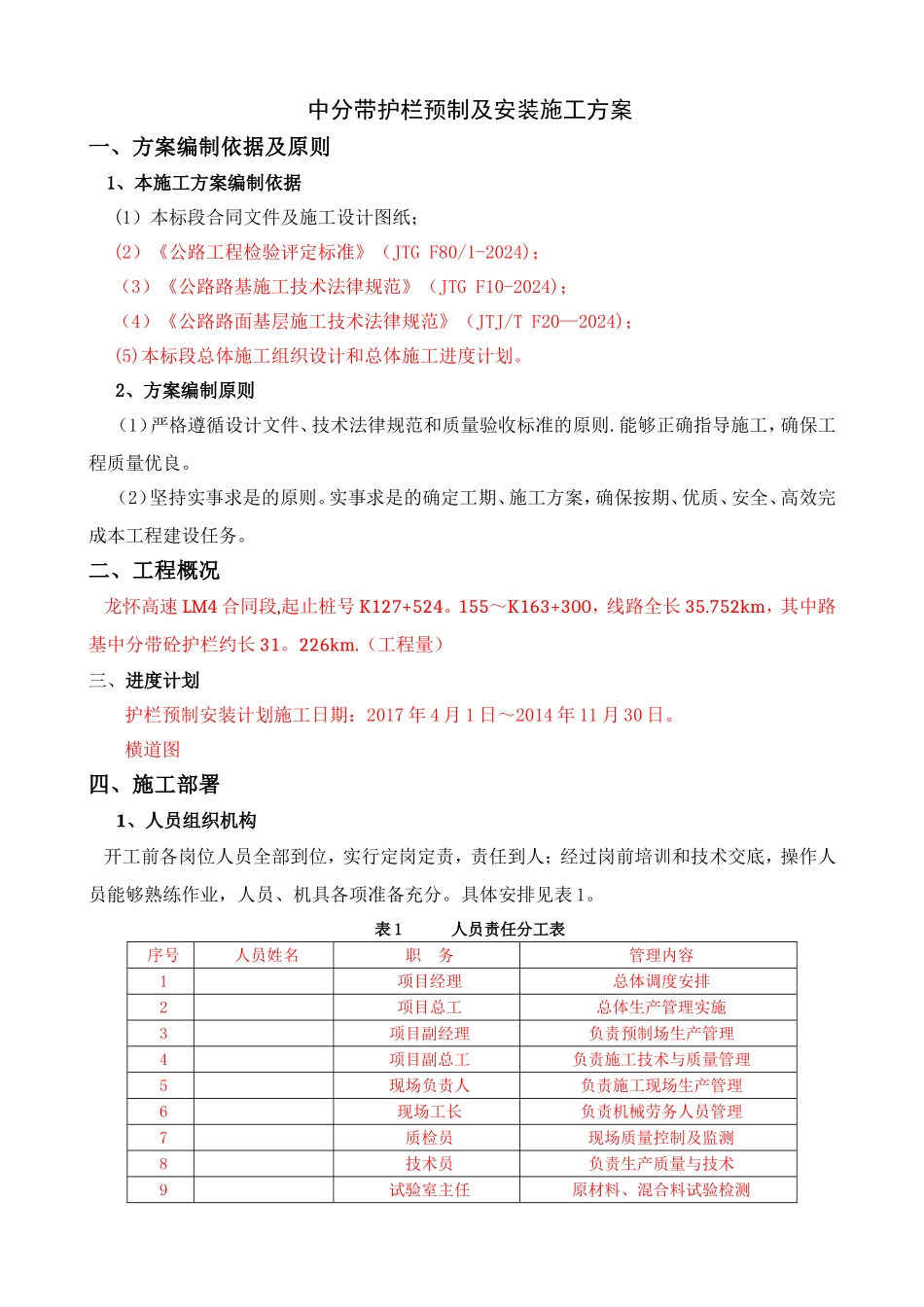 砼护栏预制施工方案_第2页