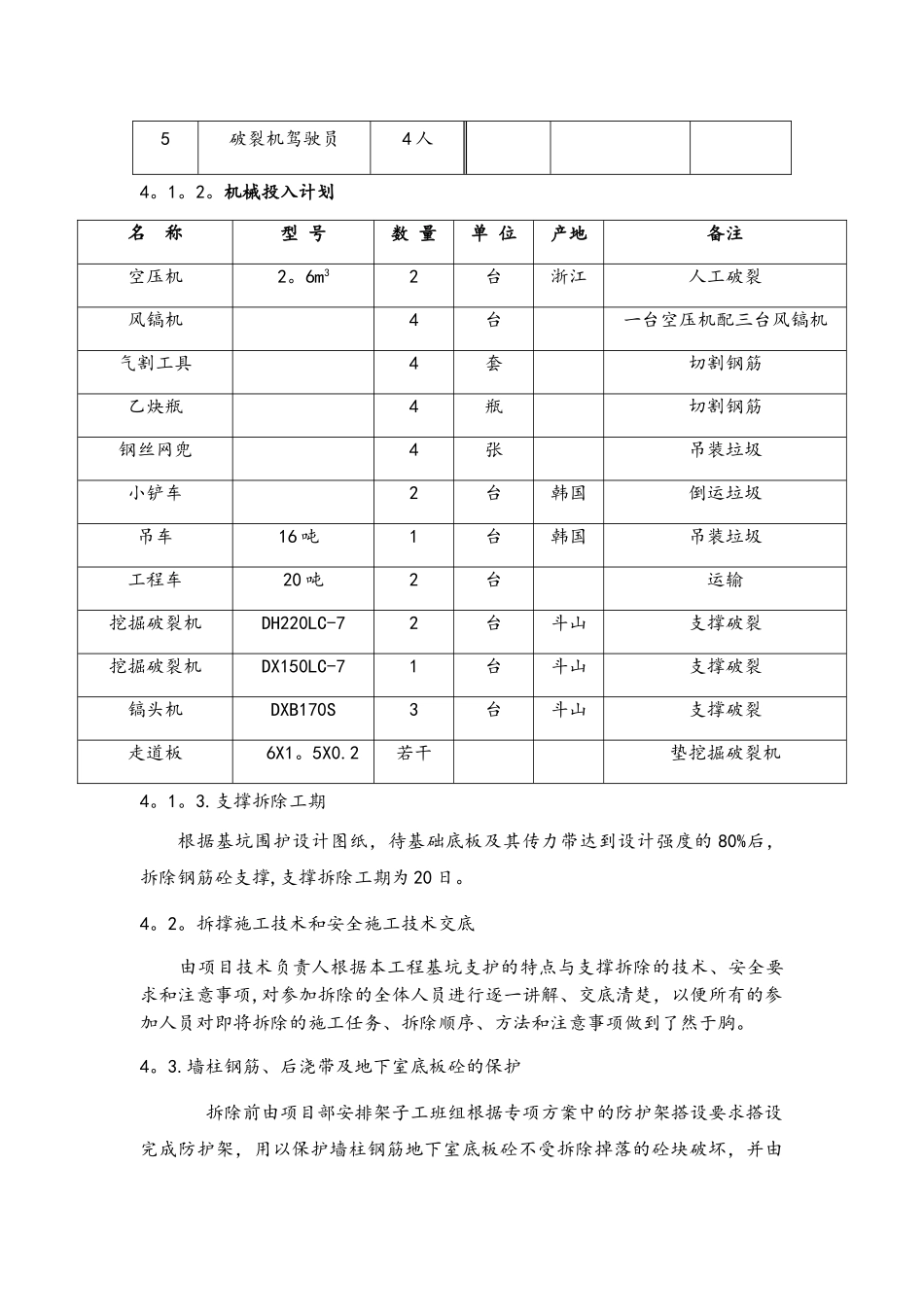 砼支撑拆除方案_第2页