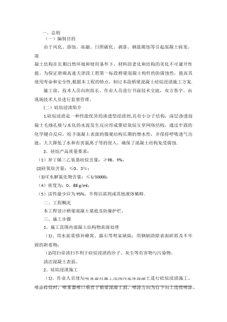 硅烷浸渍方案