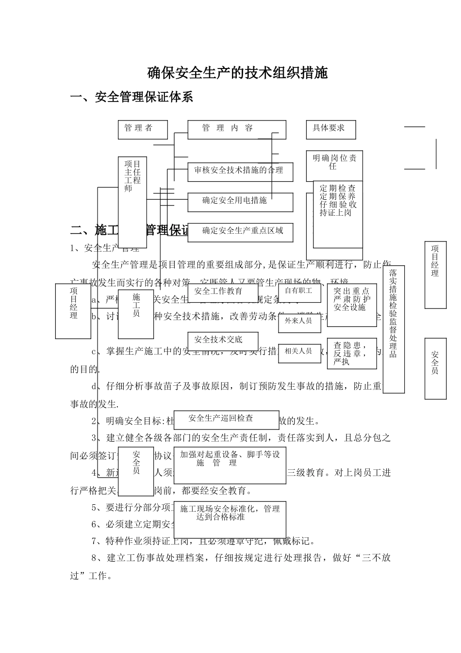 确保安全生产的技术组织措施_第1页