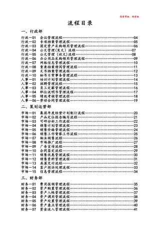 碧桂园集团全套管理流程图