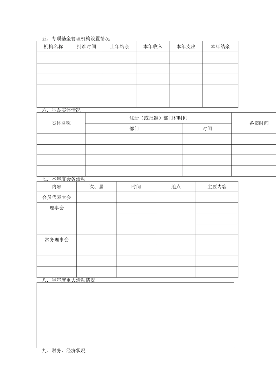 社会团体登记年检申请表_第2页