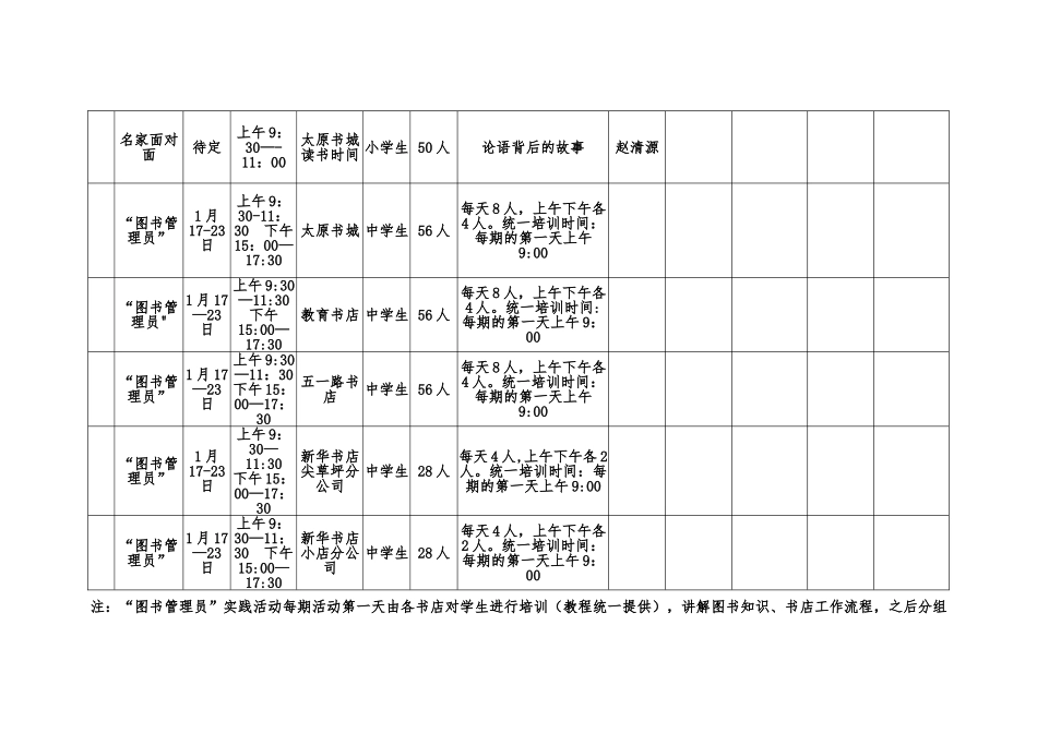社会实践日程安排表_第3页