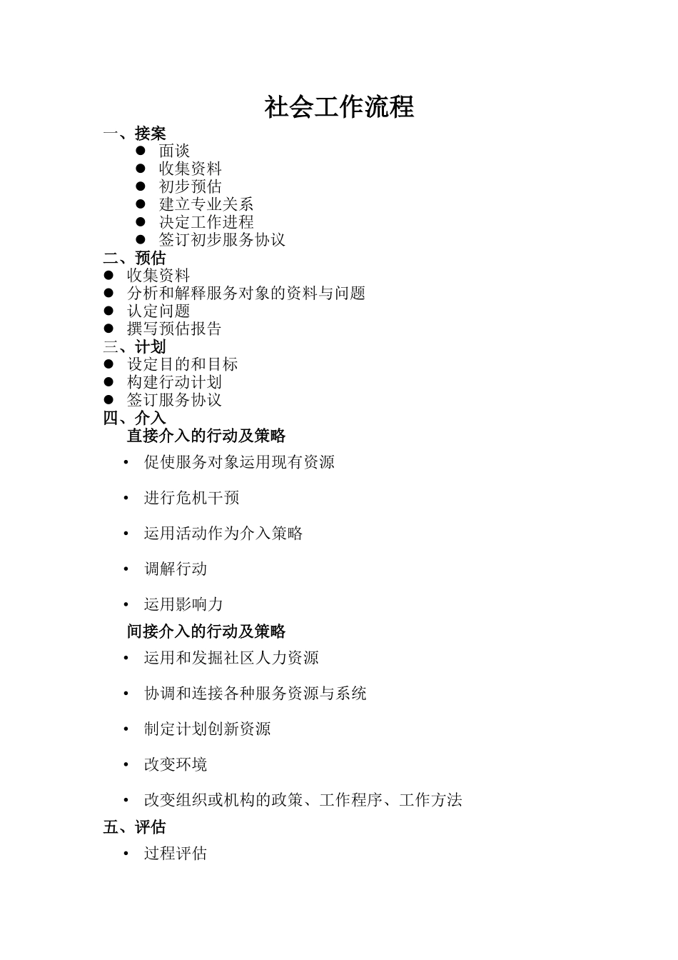 社会工作流程_第1页