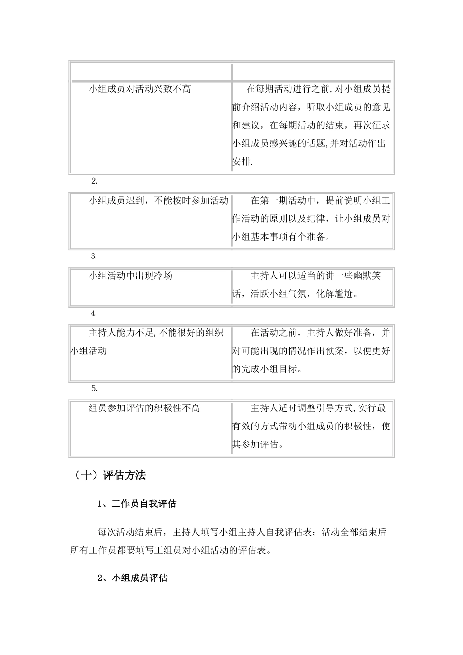 社会工作小组工作计划书_第3页