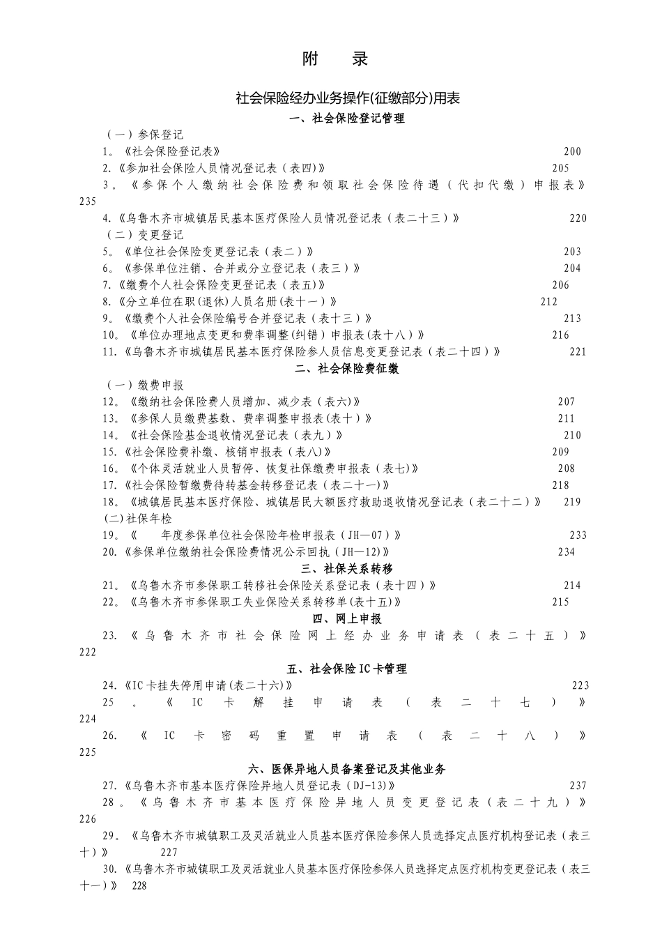 社保社保局各类常用办事表格大全_第1页