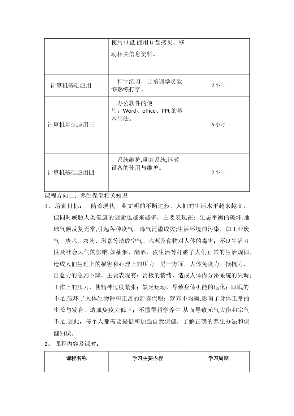 社区培训合作方案_第2页