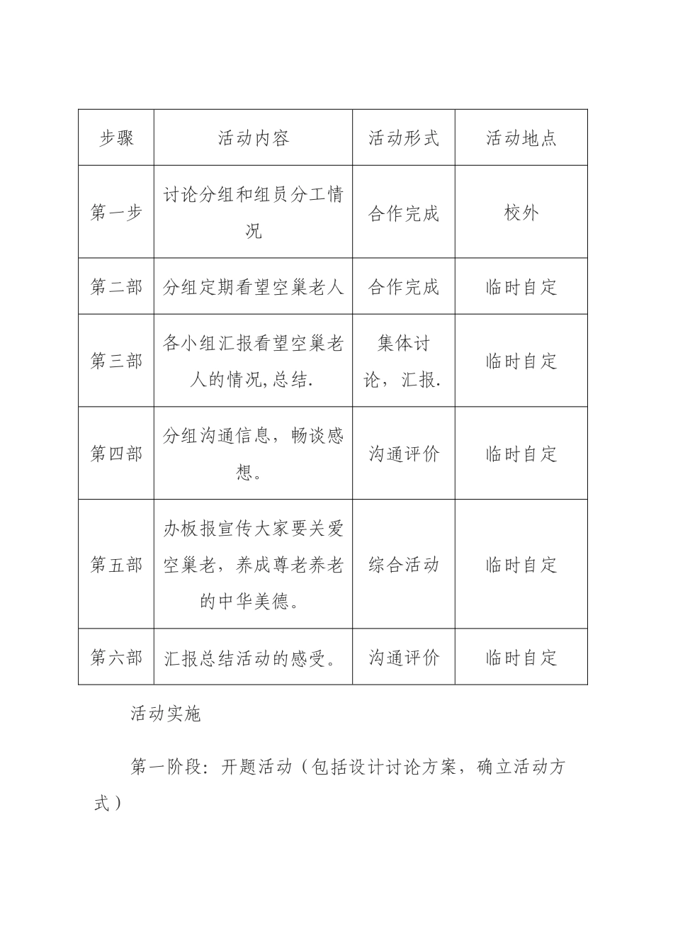 社区服务与社会实践活动方案_第2页