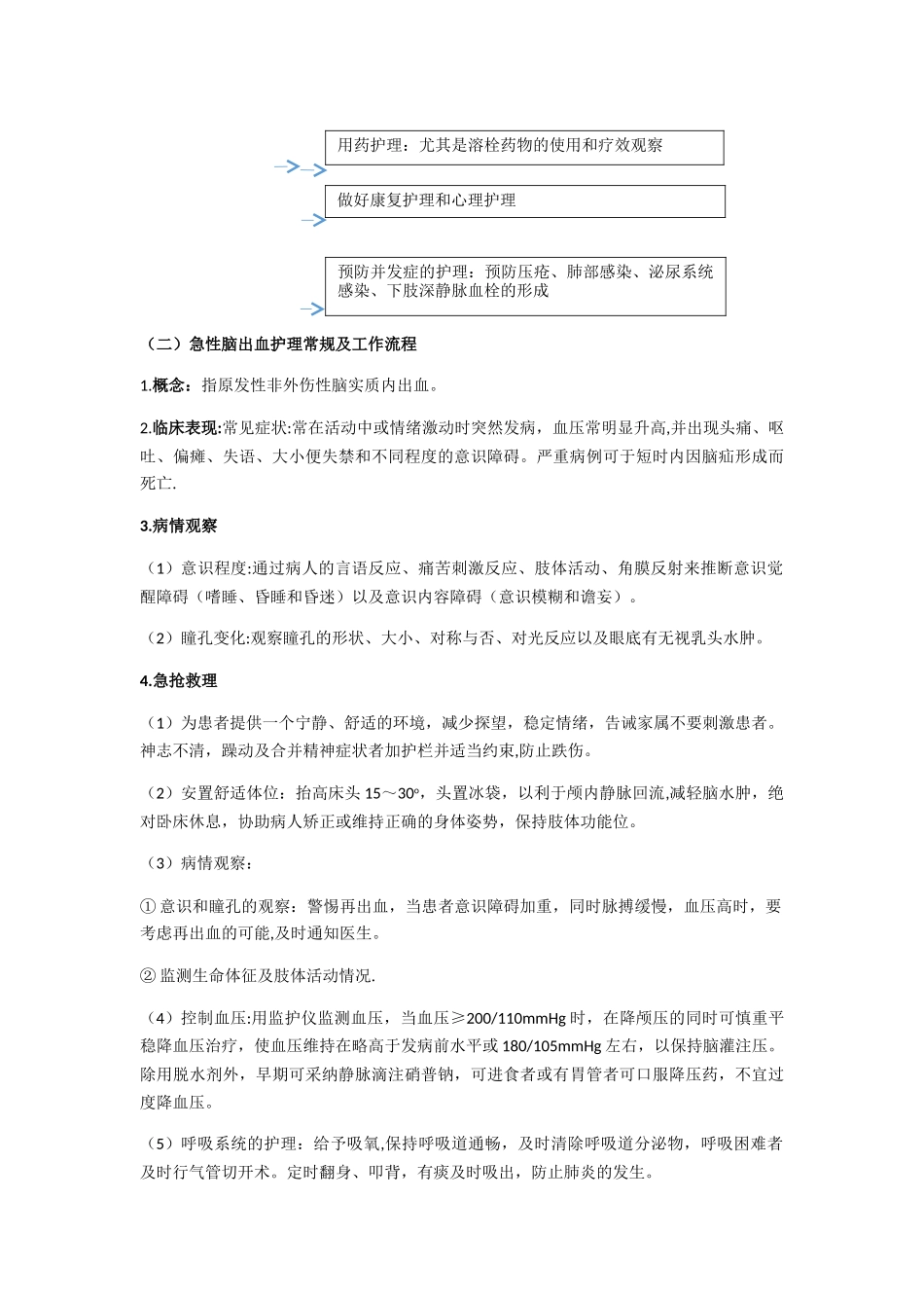 神经内科危重症护理常规及工作流程_第3页