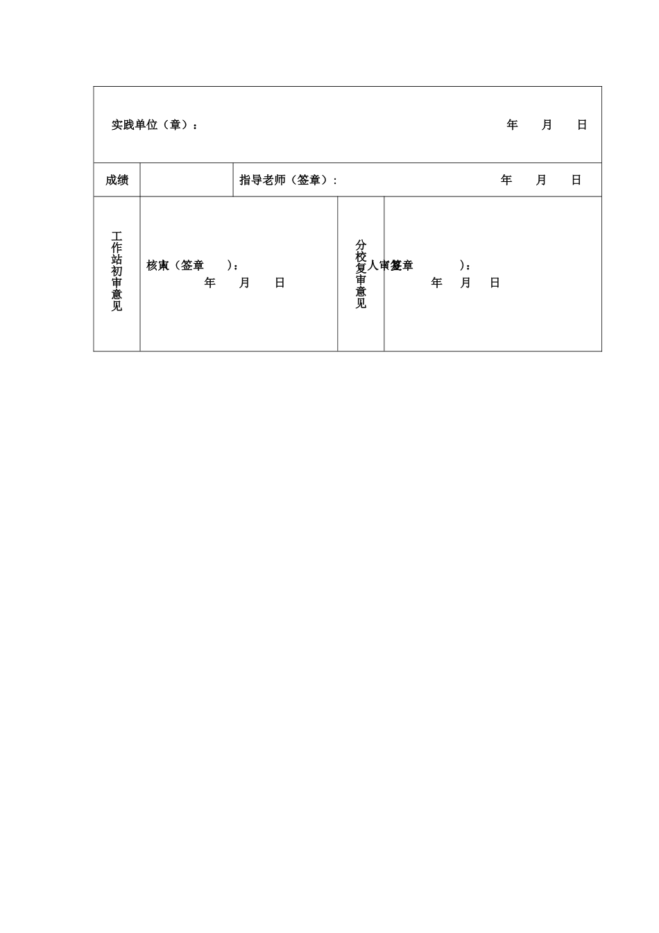 福建广播电视大学社会实践考核表_第2页