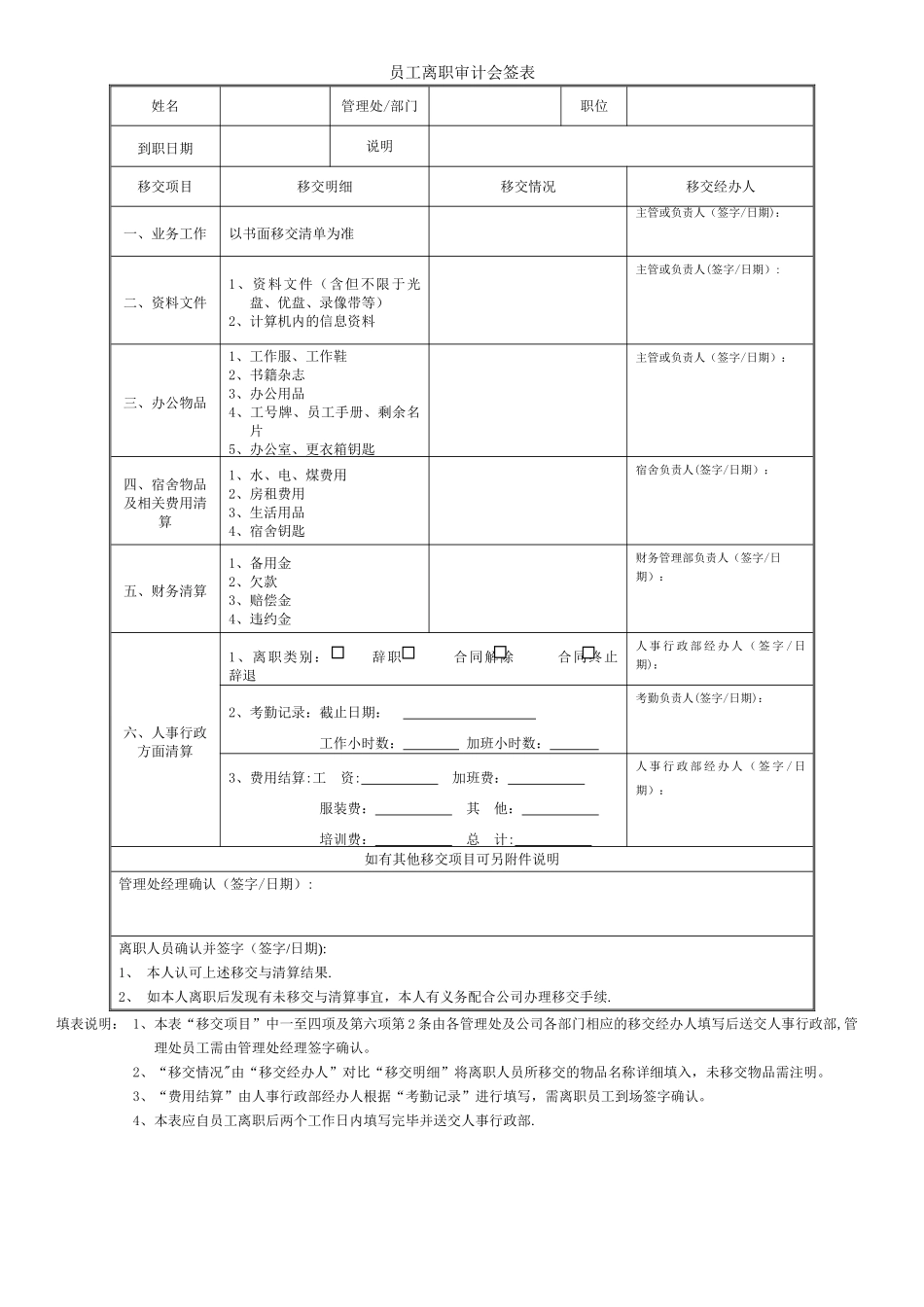 离职管理办法hm_第3页
