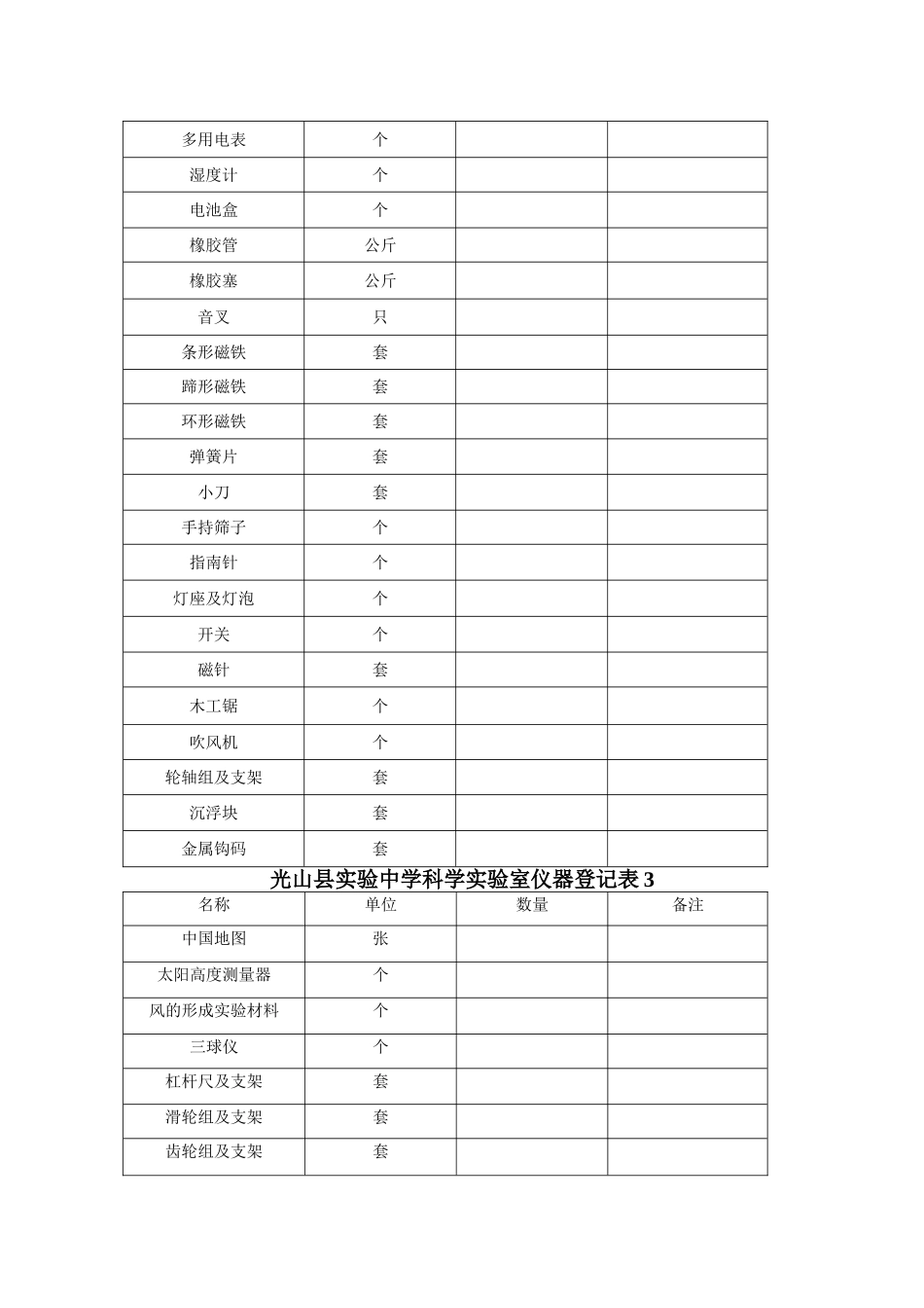 科学仪器登记表_第2页