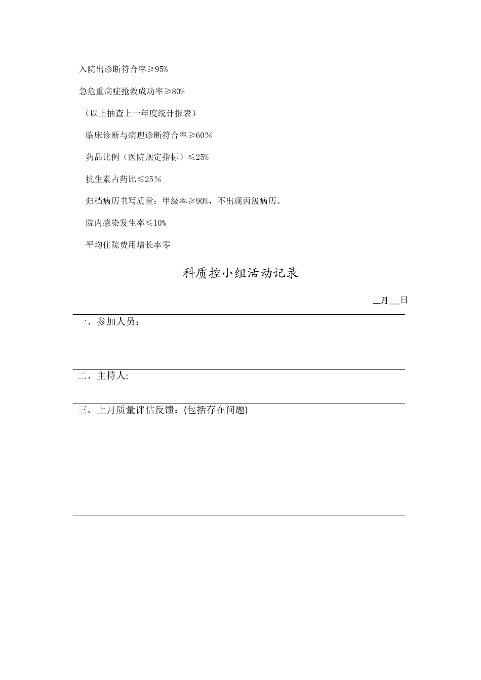 科室医疗质量管理小组职责_第2页