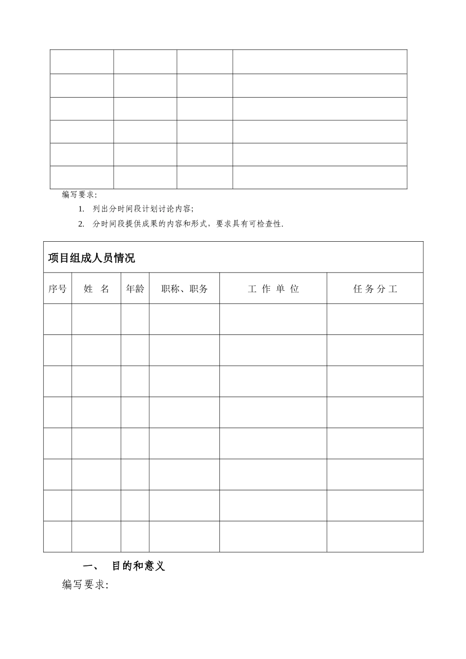 科技项目申请书及可行性研究报告-模板_第3页