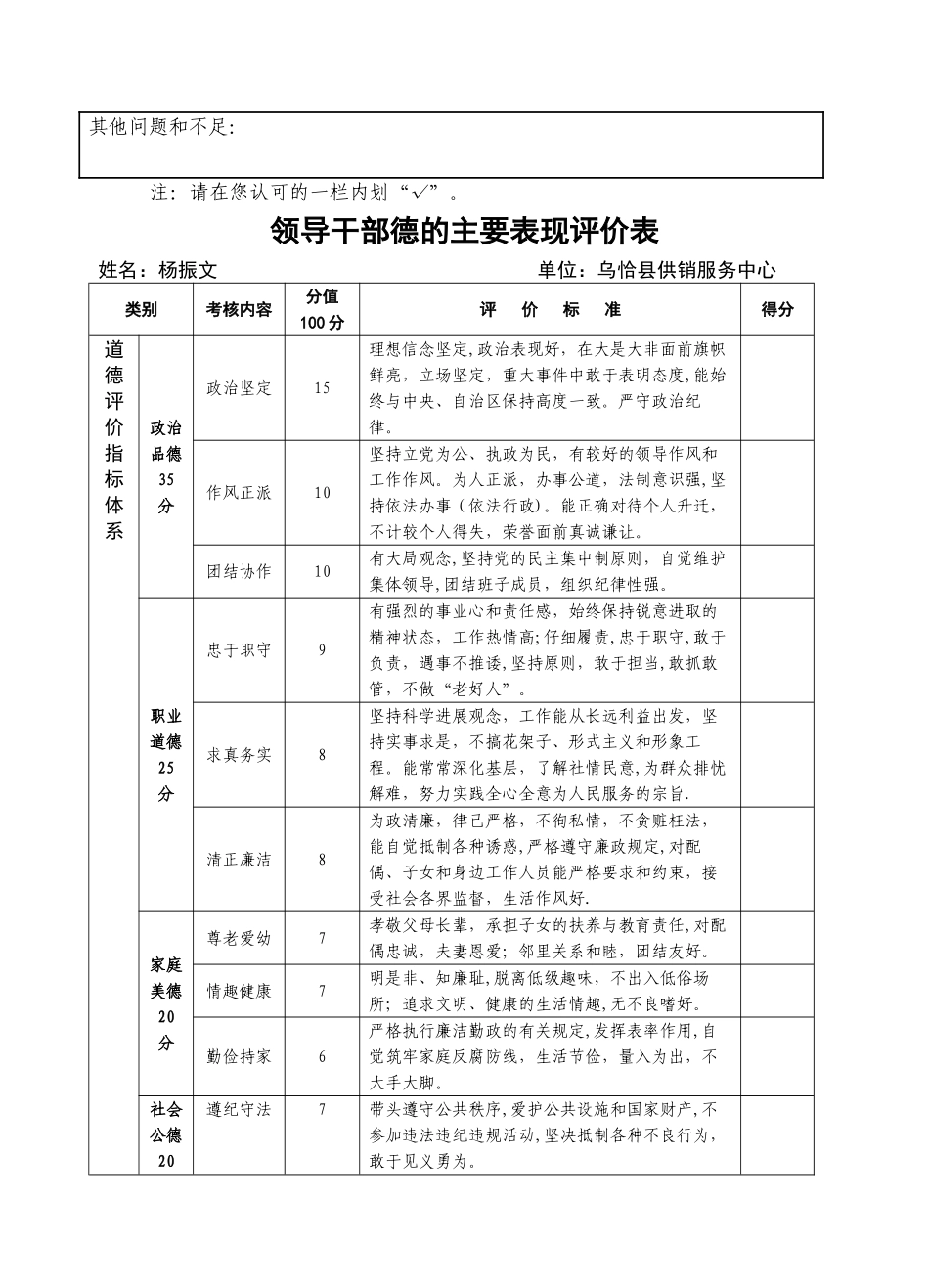 科级干部考核表_第3页