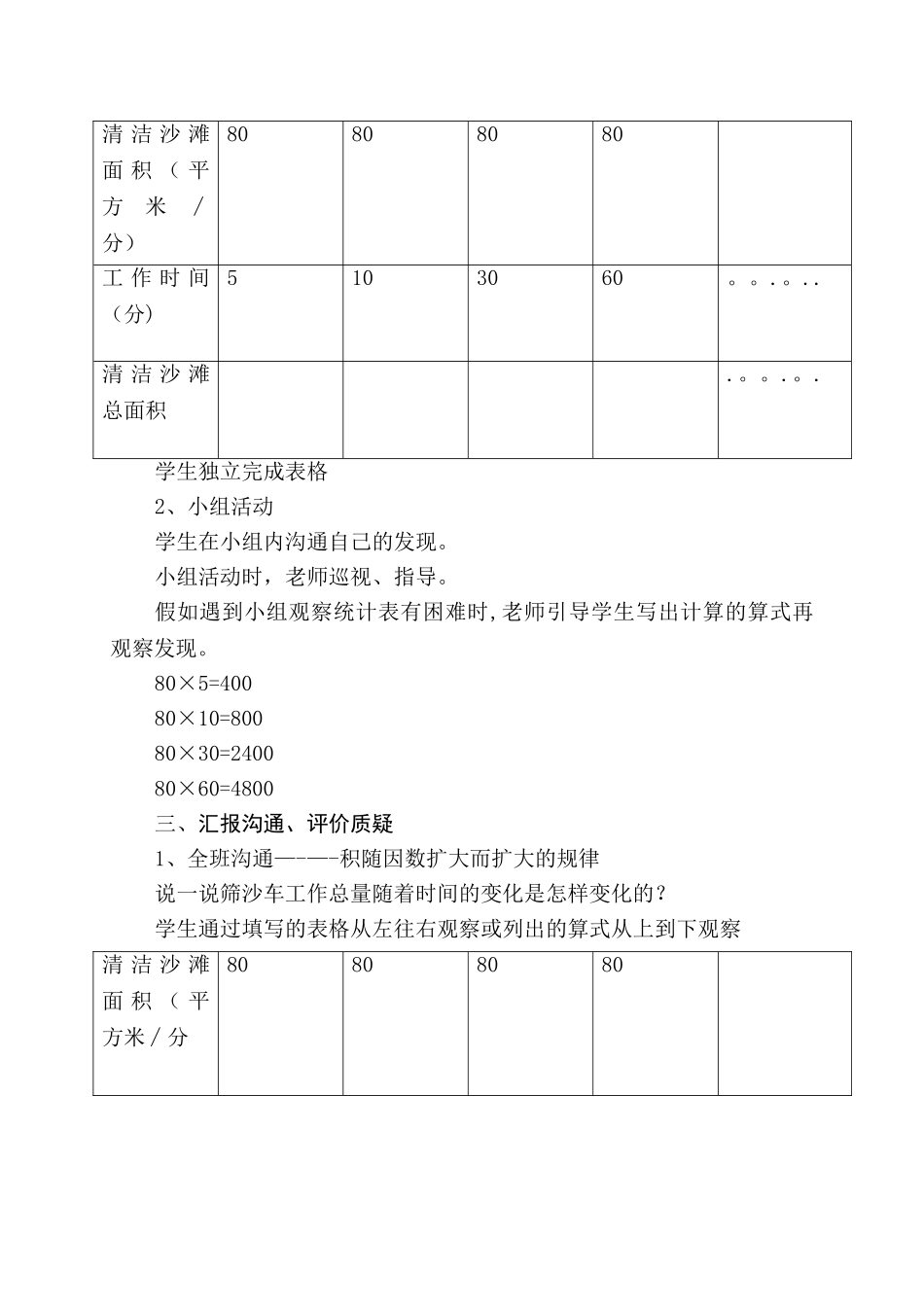 积的变化规律优秀教案_第2页