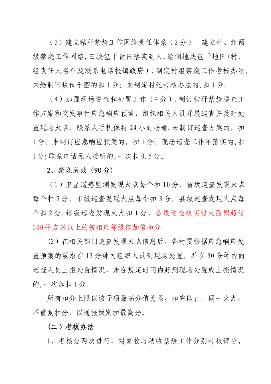 秸秆禁烧工作考核及奖惩办法_第2页