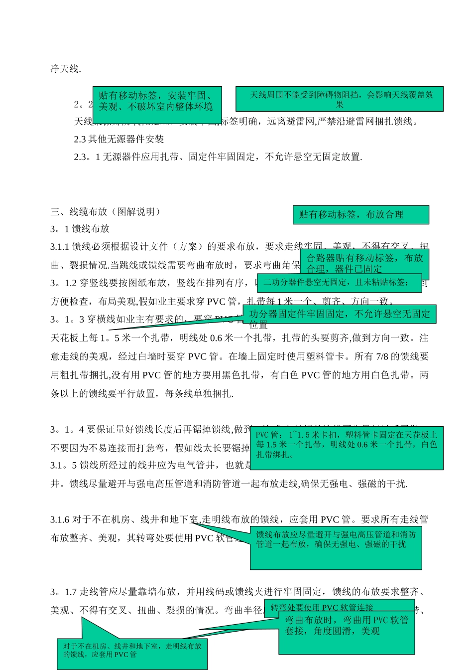 移动室分覆盖工程施工规范指导_第2页