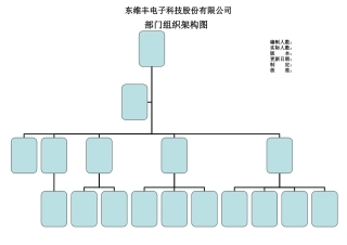 空白组织架构图模版