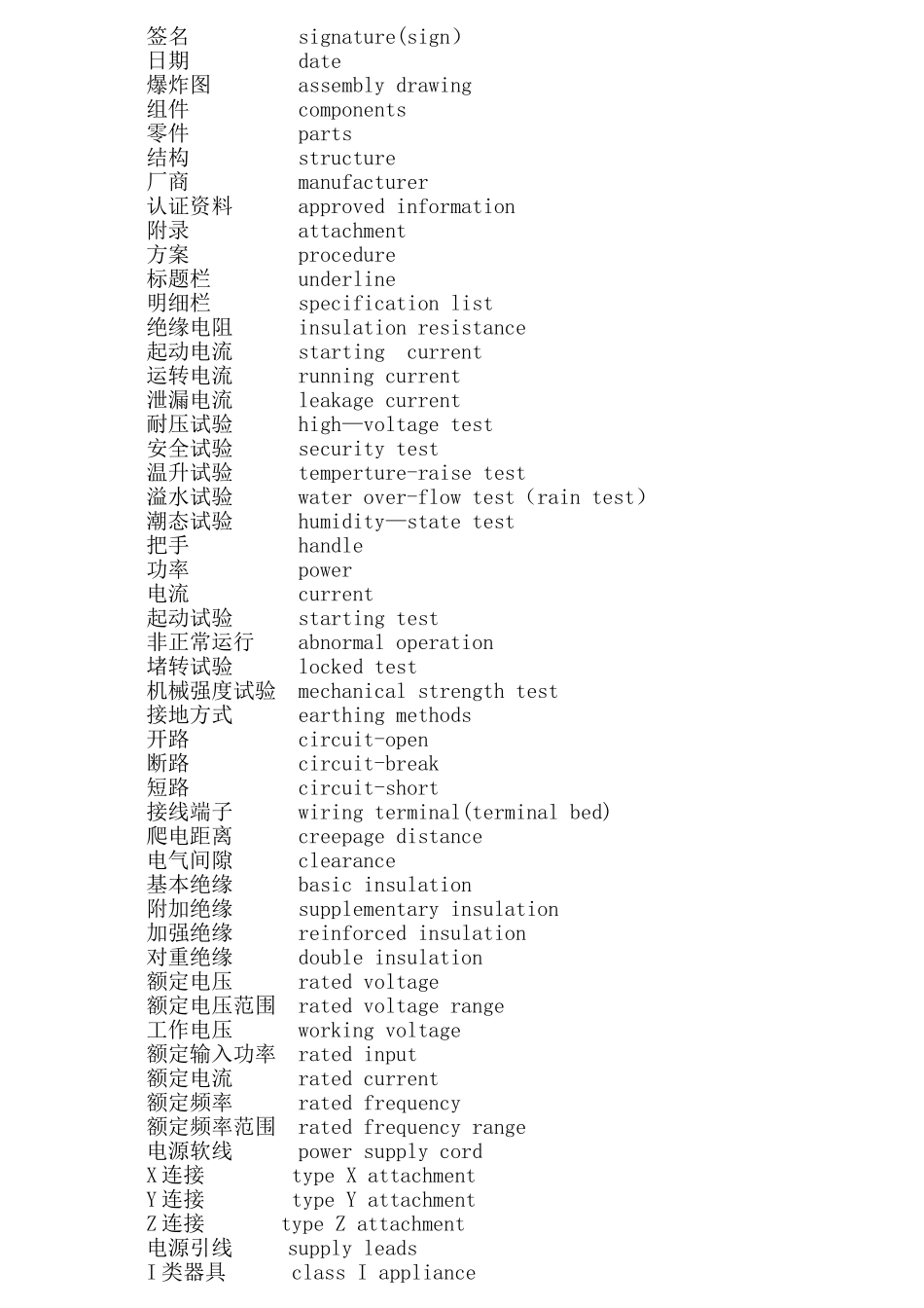 空调、制冷词汇中英文对照表_第3页