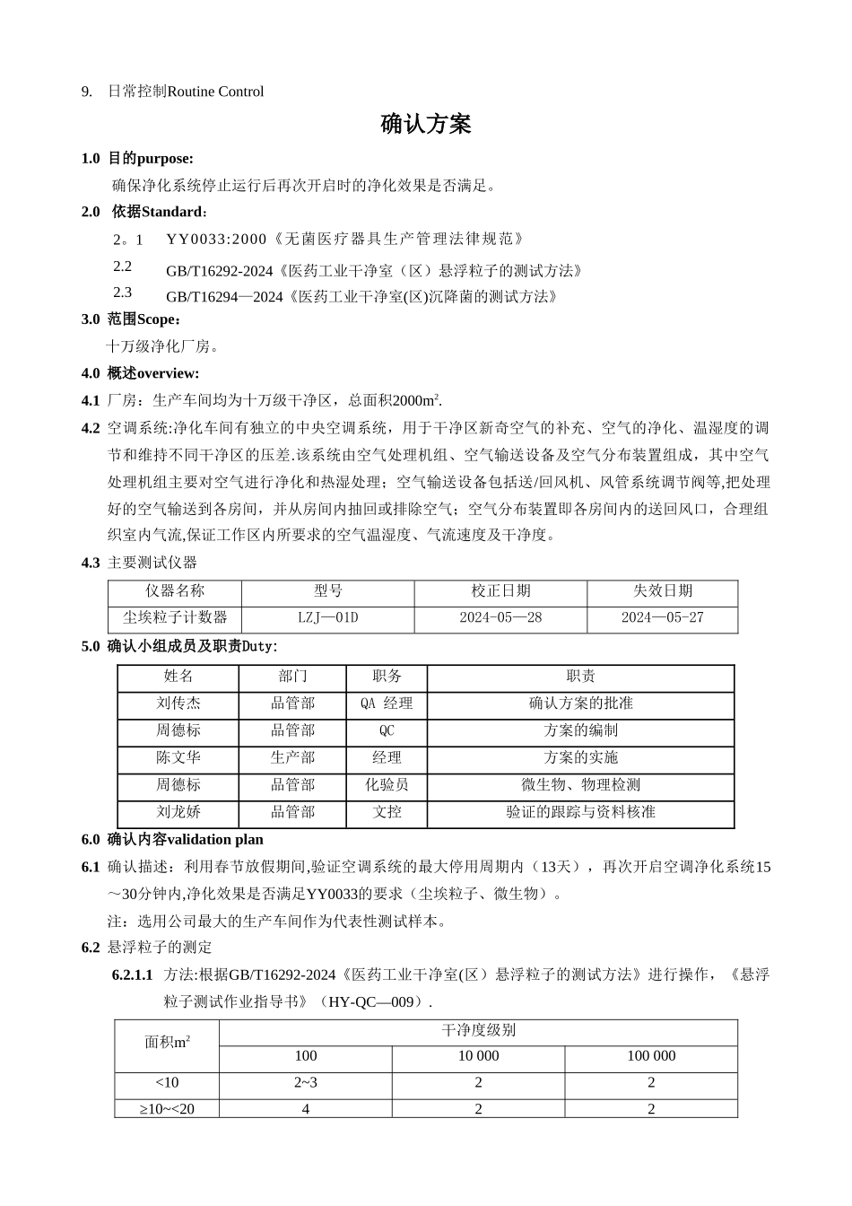空调净化系统停止运行开启确认方案_第2页