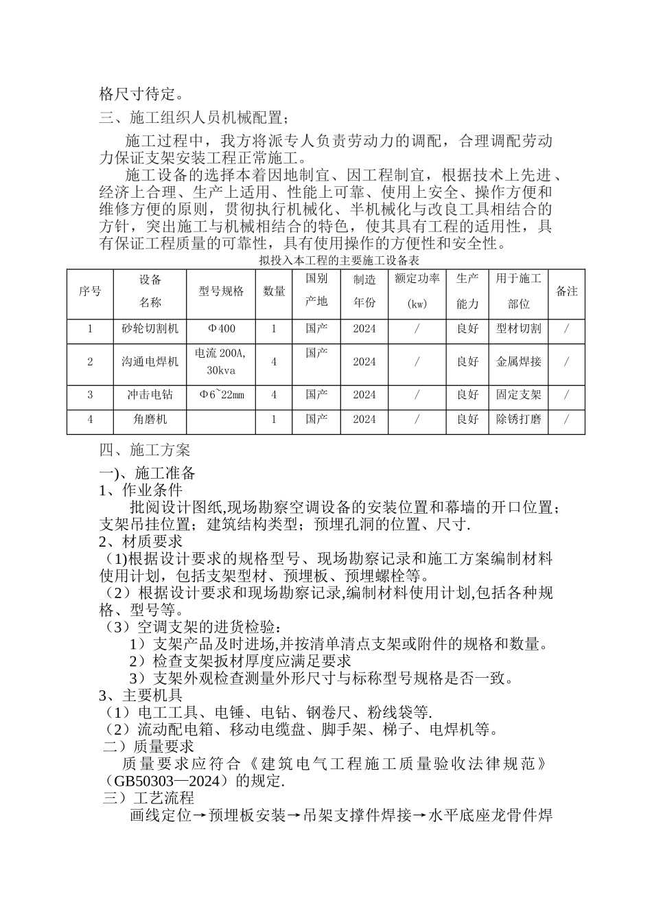 空调外机支架施工方案_第2页