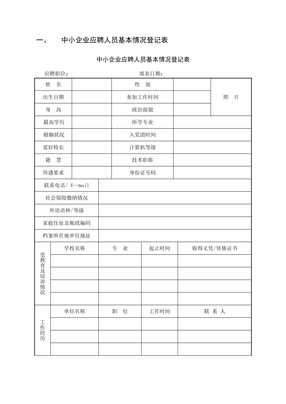 第5章-中小企业员工招聘管理制度与表格_第2页