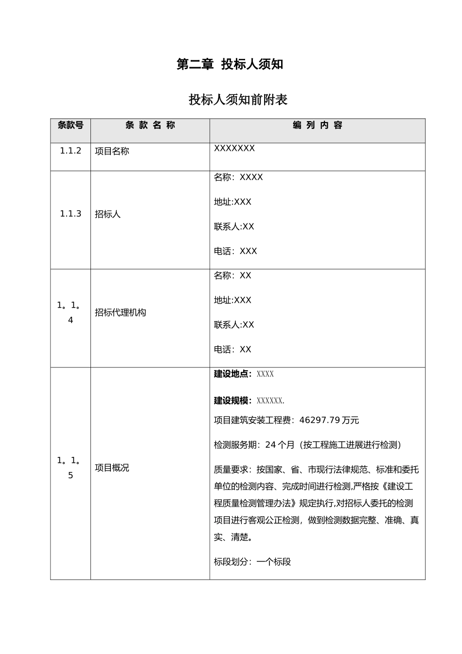 第三方检测-投标人须知前附表_第1页