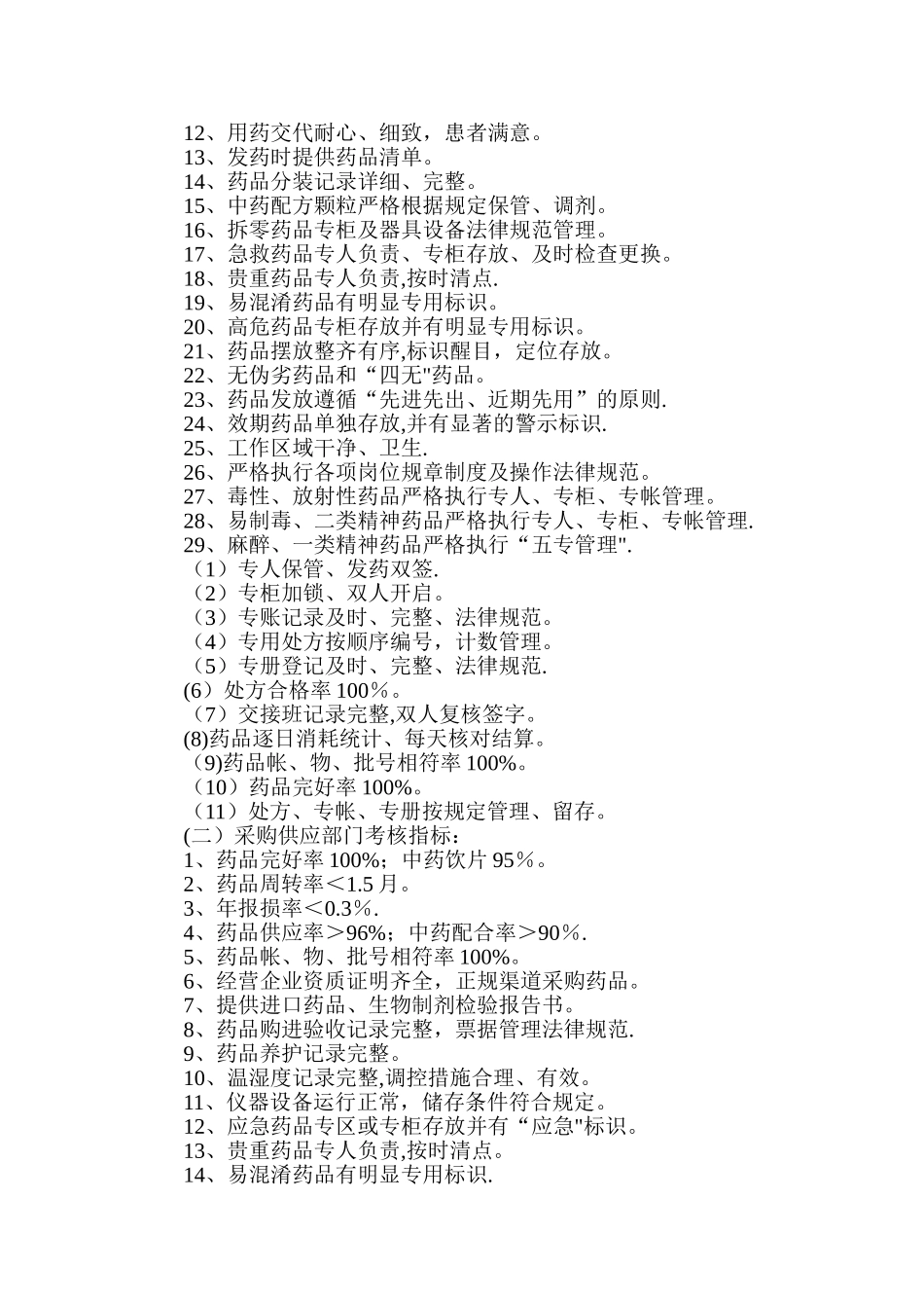 第二人民医院药品安全质量管理细则_第2页