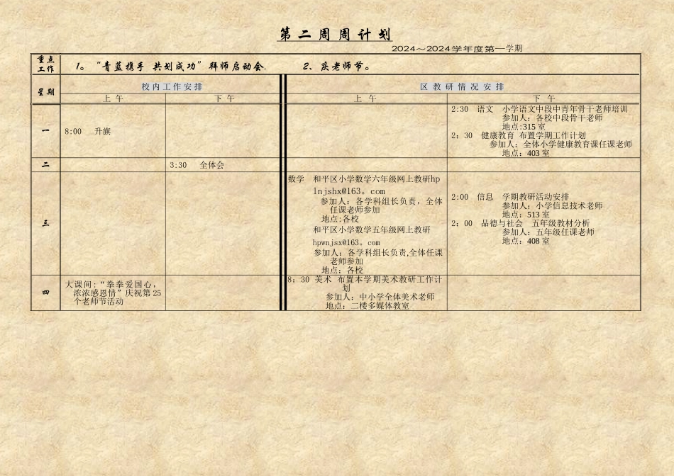 第二周周计划_第1页