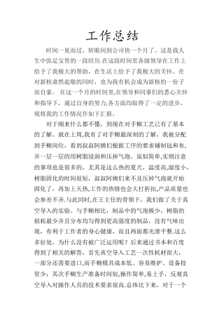 第二次工作总结