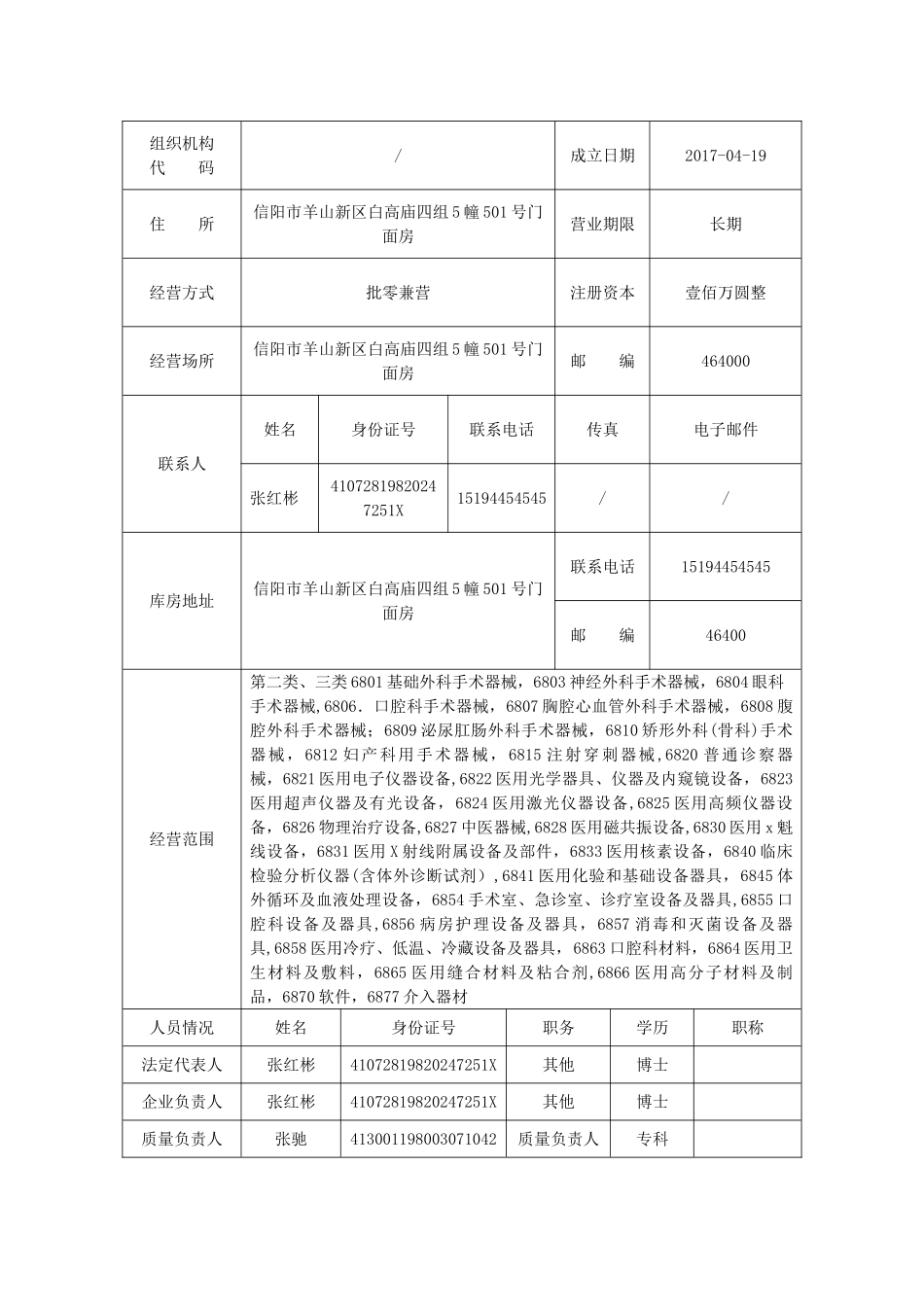 第二类医疗器械经营备案申报资料_第2页