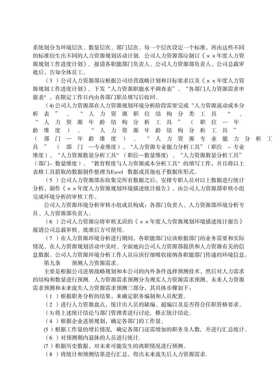 第六章--人力资源规划管理制度_第3页