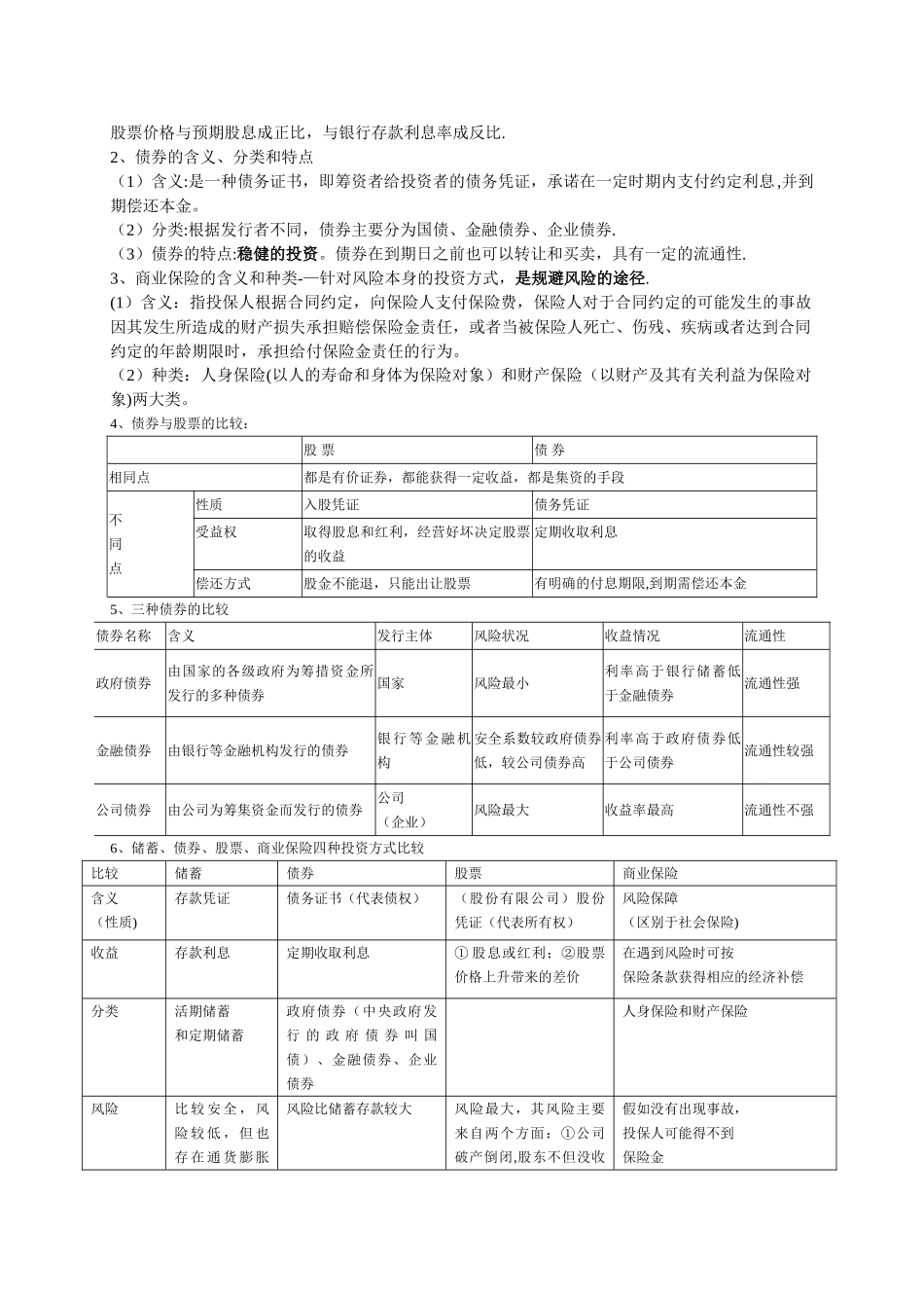 第六课-投资理财的选择教案_第2页